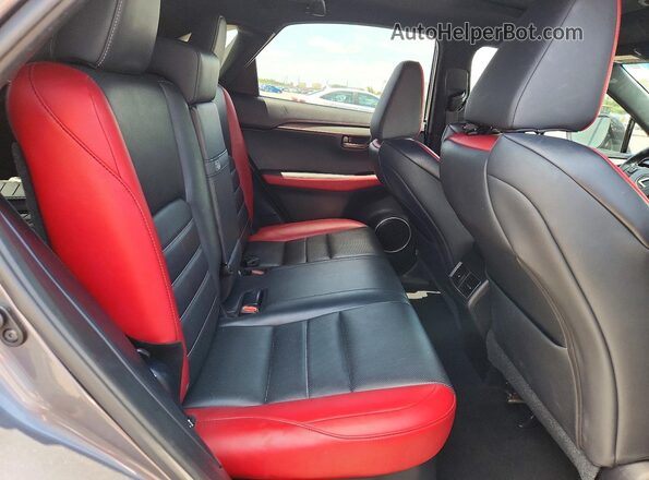 JTJYARBZ8J2087570 2018 LEXUS NX Charcoal Հետևի նստատեղերի տեսք