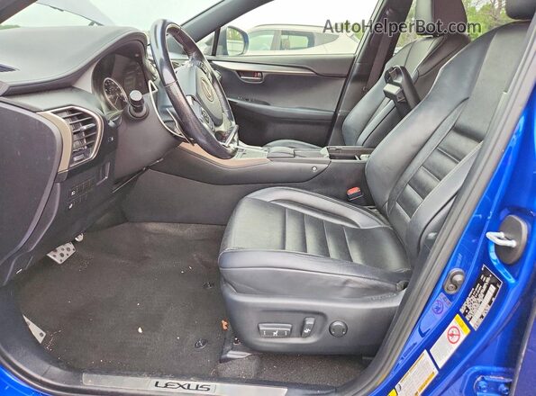 JTJYARBZ8K2129673 2019 LEXUS NX Blue Widok wnętrza z przodu