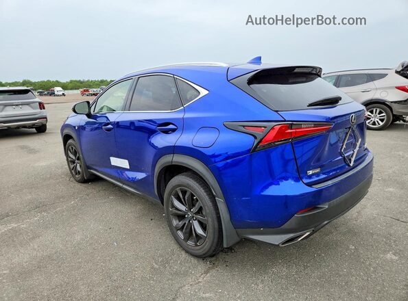 JTJYARBZ8K2129673 2019 LEXUS NX Blue Tył lewy
