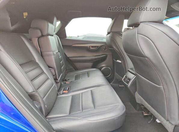 JTJYARBZ8K2129673 2019 LEXUS NX Blue Widok wnętrza z tyłu