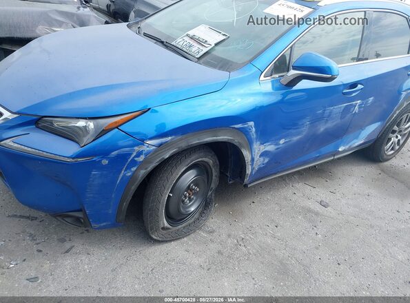 JTJYARBZ9G2027449 2016 LEXUS NX 200T Синий Передняя левая четверть