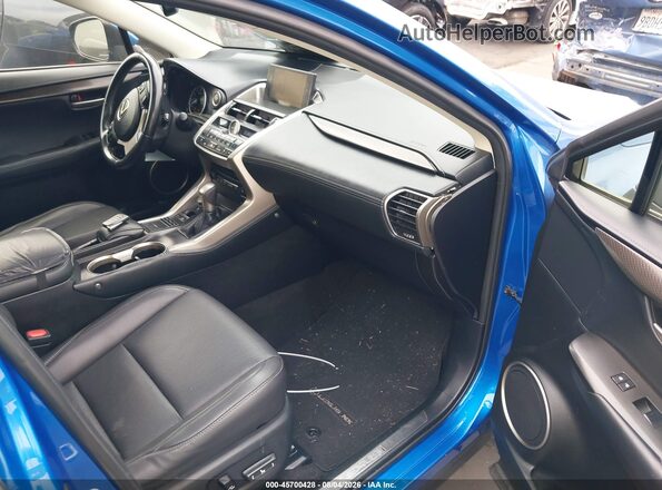 JTJYARBZ9G2027449 2016 LEXUS NX 200T Синий Вид салона спереди