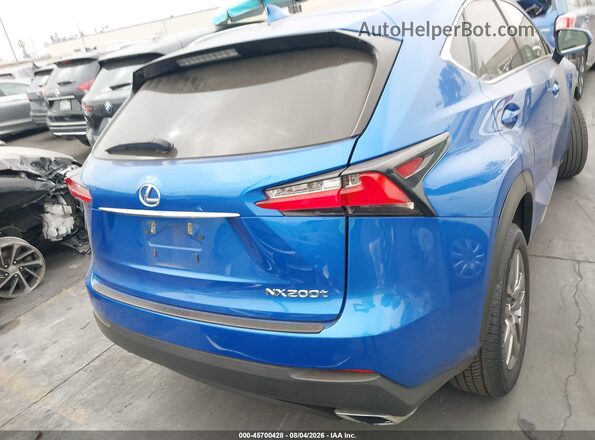 JTJYARBZ9G2027449 2016 LEXUS NX 200T Синий 