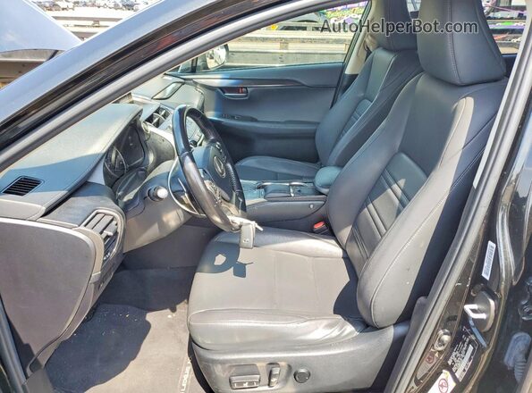 JTJYARBZ9K2122022 2019 LEXUS NX Black Widok wnętrza z przodu