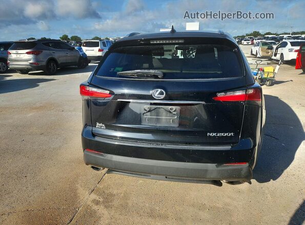 JTJYARBZXG2034054 2016 LEXUS NX Black Հետևի տեսք