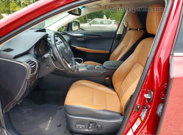 JTJYARBZXJ2092088 2018 LEXUS NX Red Vista interior delantera