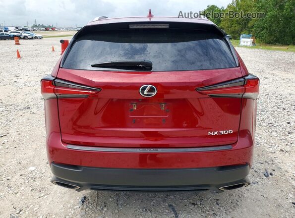 JTJYARBZXJ2092088 2018 LEXUS NX Red Vista trasera