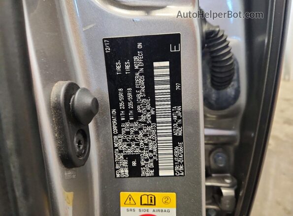 JTJYARBZXJ2098733 2018 LEXUS NX Silver Widok komory silnika