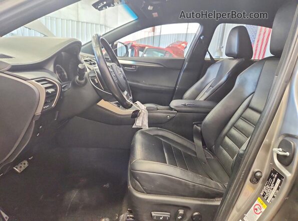 JTJYARBZXJ2098733 2018 LEXUS NX Silver Widok wnętrza z przodu