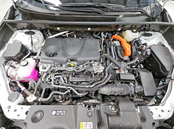 JTM16RFV3SD169810 2025 TOYOTA RAV4 Белый Вид подкапотного пространства