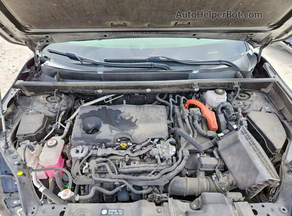 JTM16RFV4ND075701 2022 TOYOTA RAV4 Black Շարժիչի բաժամունքի տեսք