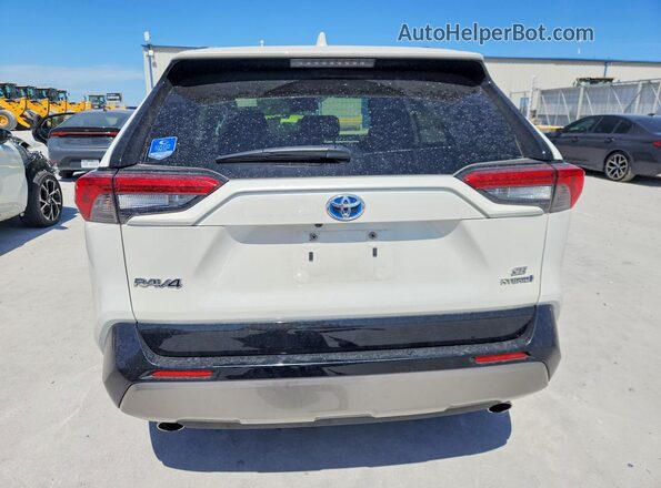 JTM16RFV7ND527026 2022 TOYOTA RAV4 White Widok z tyłu