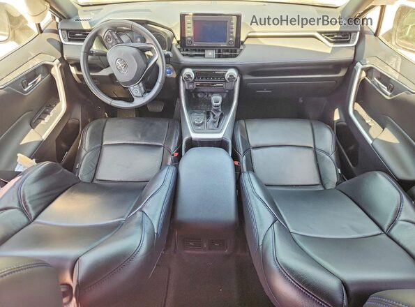JTM16RFV7ND527026 2022 TOYOTA RAV4 White Widok deski rozdzielczej