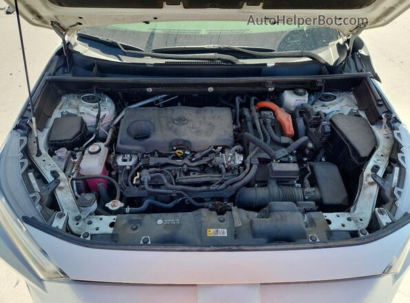 JTM16RFV7ND527026 2022 TOYOTA RAV4 White Widok komory silnika