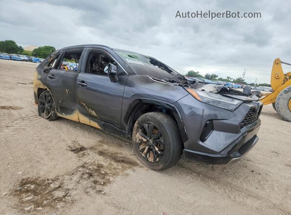 JTM16RFV8ND058156 2022 TOYOTA RAV4 Gray Delantero derecho