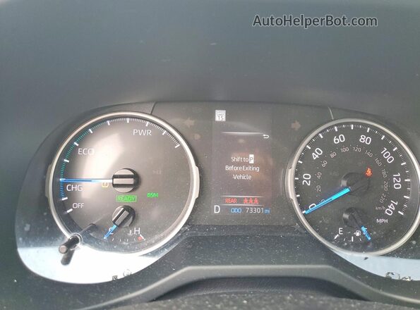 JTM16RFV8ND069240 2022 TOYOTA RAV4 Черный Вид щитка приборов
