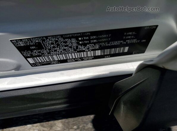 JTM6DRBV9TD303044 2026 TOYOTA RAV4 White Սալոնի 360 աստիճան տեսք