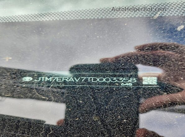 JTM7ERAV7TD003358 2026 TOYOTA RAV4 Black Вид наклейки з VIN-кодом