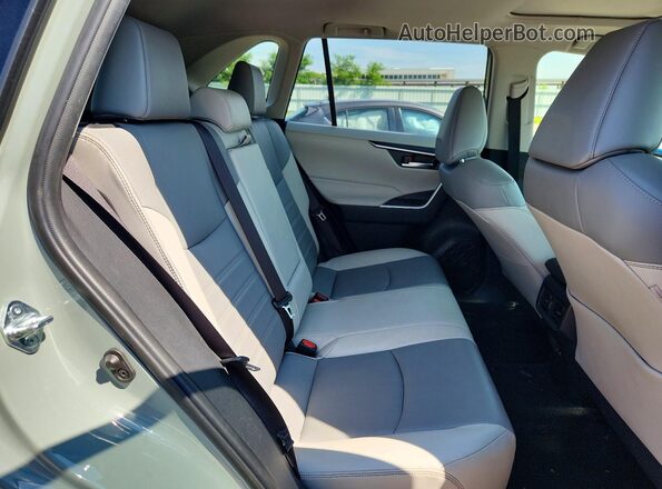 JTMA1RFV0KD511258 2019 TOYOTA RAV4 Gray უკანა სალონის ხედი