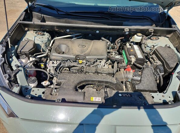JTMA1RFV0KD511258 2019 TOYOTA RAV4 Gray ძრავის განყოფილების ხედი