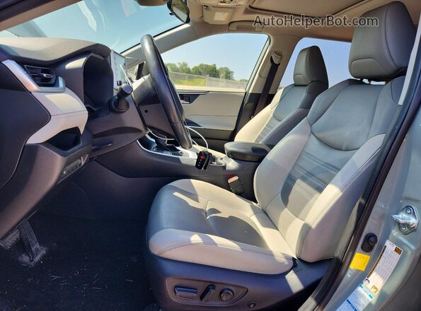 JTMA1RFV0KD511258 2019 TOYOTA RAV4 Gray წინა სალონის ხედი
