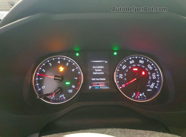 JTMA1RFV0LD047759 2020 TOYOTA RAV4 Серебряный Вид щитка приборов
