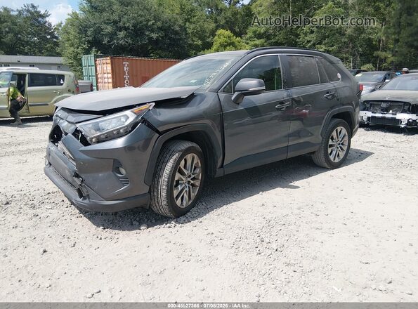 JTMA1RFV1KD043816 2019 TOYOTA RAV4 Gray Передня ліва чверть