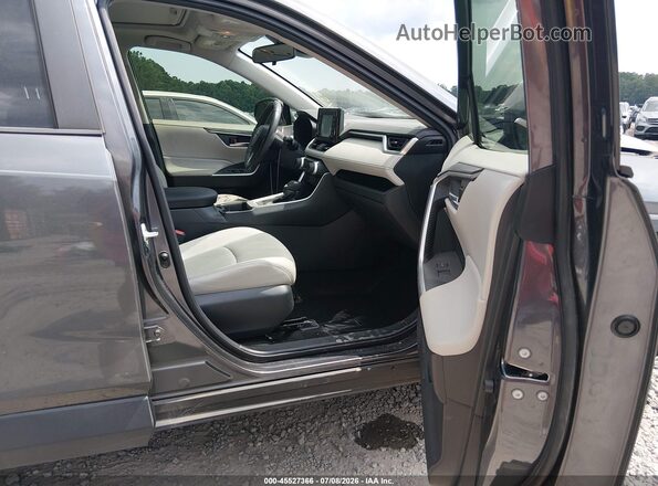 JTMA1RFV1KD043816 2019 TOYOTA RAV4 Gray Вид салону спереду