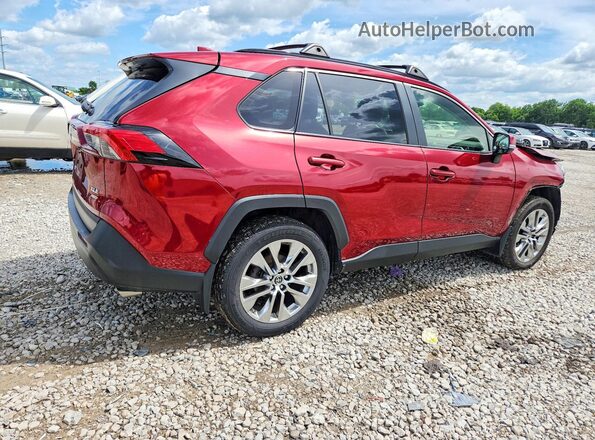 JTMA1RFV1KJ007352 2019 TOYOTA RAV4 Красный Задняя правая четверть