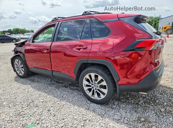 JTMA1RFV1KJ007352 2019 TOYOTA RAV4 Красный Задняя левая четверть