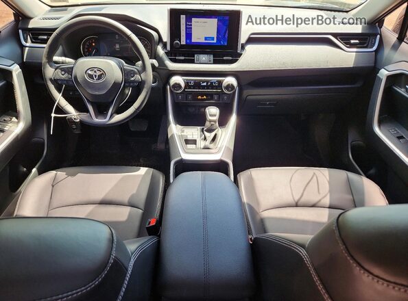 JTMA1RFV1PD094725 2023 TOYOTA RAV4 Gray Dashboard view