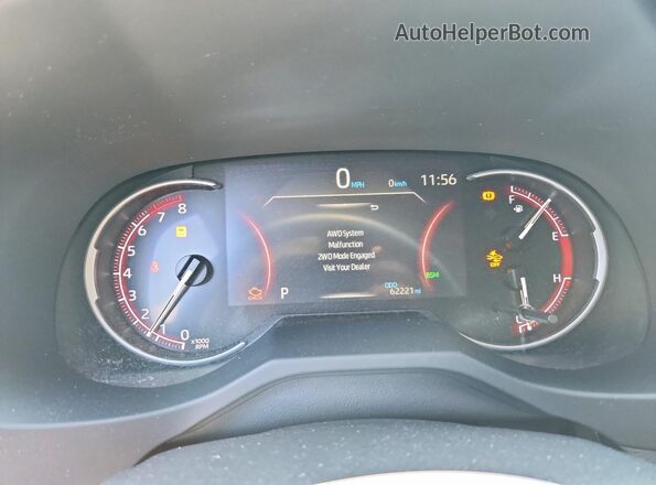 JTMA1RFV1PD094725 2023 TOYOTA RAV4 Gray Instrument cluster view