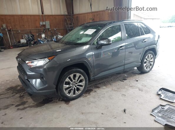 JTMA1RFV2KD010422 2019 TOYOTA RAV4 Gray წინა მარცხენა ხედი სამი მეოთხედიდან