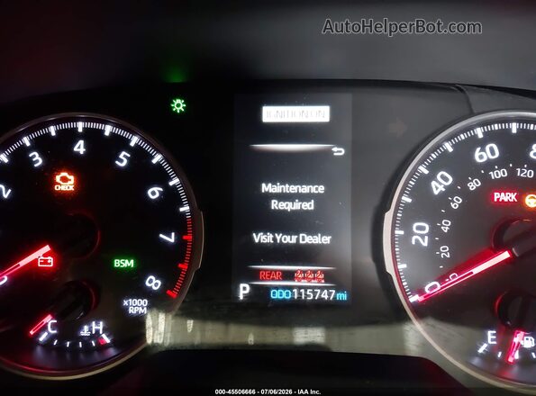 JTMA1RFV2KD010422 2019 TOYOTA RAV4 Gray 