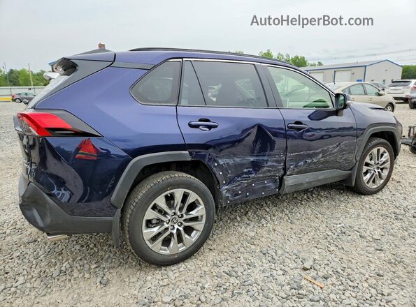 JTMA1RFV2KJ019431 2019 TOYOTA RAV4 Blue Задня права чверть