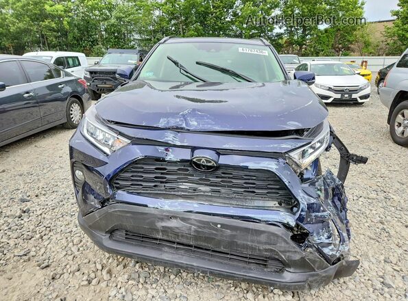 JTMA1RFV2KJ019431 2019 TOYOTA RAV4 Blue Вид спереду