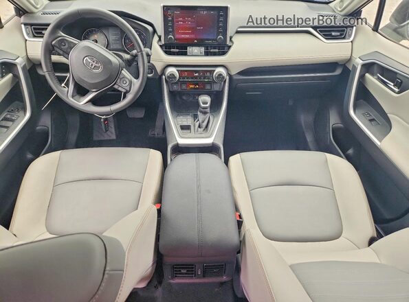 JTMA1RFV2KJ019431 2019 TOYOTA RAV4 Blue Вид панелі приладів