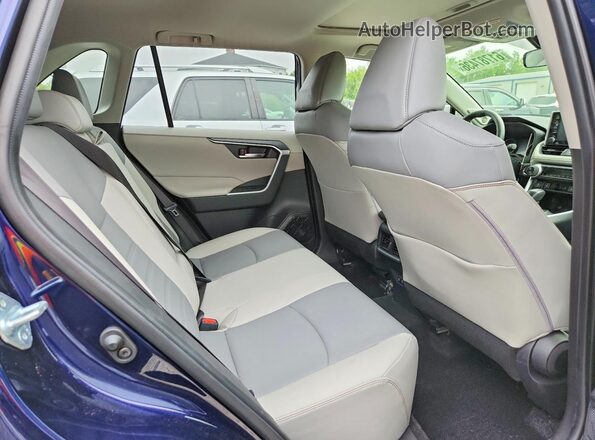 JTMA1RFV2KJ019431 2019 TOYOTA RAV4 Blue Вид задньої частини салону