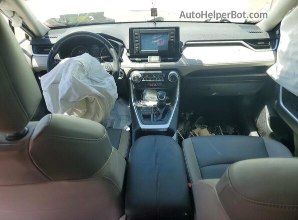 JTMA1RFV2KJ020398 2019 TOYOTA RAV4 White წინა პანელის ხედი