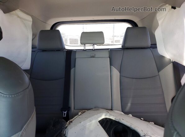 JTMA1RFV2KJ020398 2019 TOYOTA RAV4 White უკანა სავარძლების ხედი