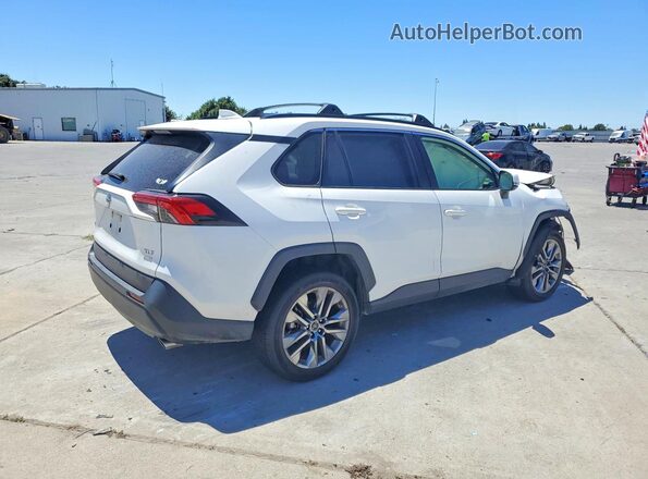 JTMA1RFV2KJ020398 2019 TOYOTA RAV4 White უკანა მარჯვენა