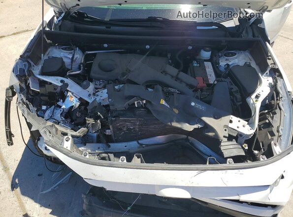 JTMA1RFV2KJ020398 2019 TOYOTA RAV4 White ძრავის განყოფილების ხედი