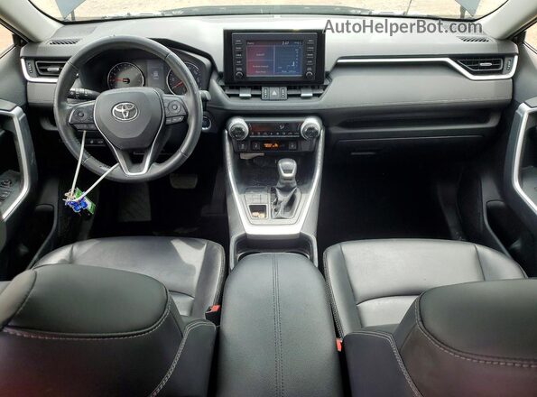 JTMA1RFV4KD008574 2019 TOYOTA RAV4 Черный Вид панели приборов