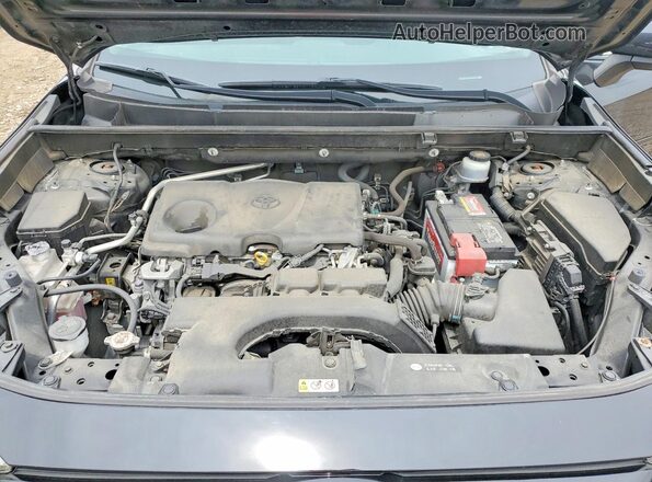 JTMA1RFV4KD008574 2019 TOYOTA RAV4 Черный Вид задней части салона