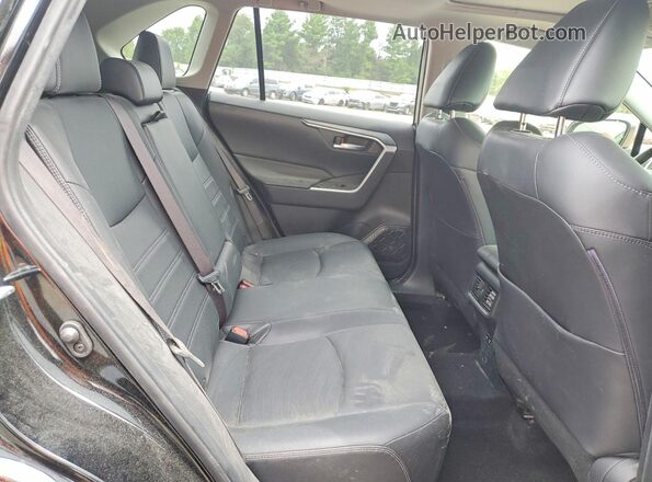 JTMA1RFV4KD008574 2019 TOYOTA RAV4 Черный Вид задних сидений