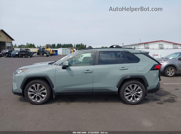 JTMA1RFV4KD014665 2019 TOYOTA RAV4 Green სალონის 360-გრადუსიანი ხედი