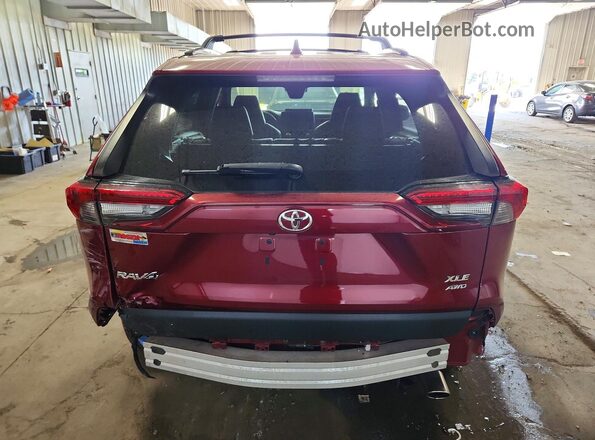 JTMA1RFV4KD515264 2019 TOYOTA RAV4 Red Rear view