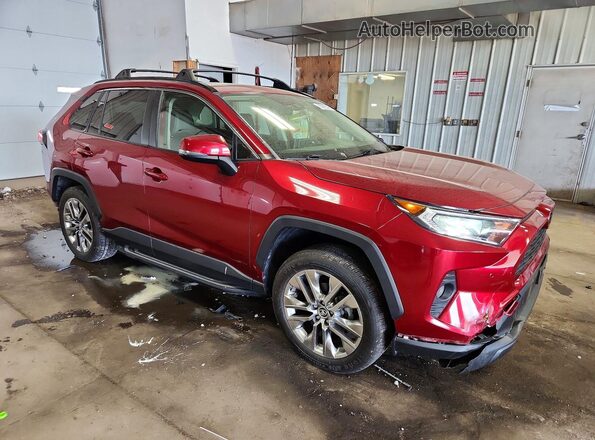JTMA1RFV4KD515264 2019 TOYOTA RAV4 Red Front right
