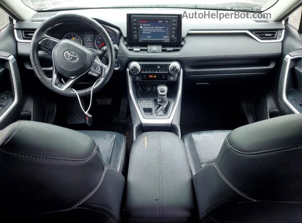 JTMA1RFV4LD528596 2020 TOYOTA RAV4 White Вид панелі приладів