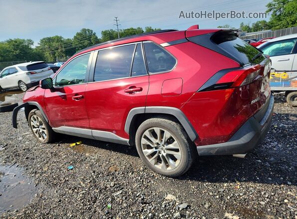 JTMA1RFV5KD511689 2019 TOYOTA RAV4 Burgundy Задня ліва чверть